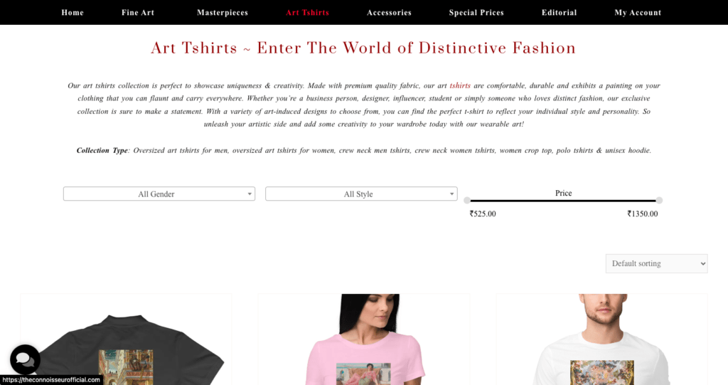 PRODUCT CATEGORY PAGE DESIGN SERVICE